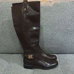 Michael Kors Brown Over the Knee Boots
